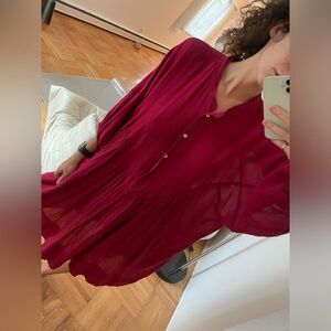 Isabel Marant Etoile Plum Dress Size 38